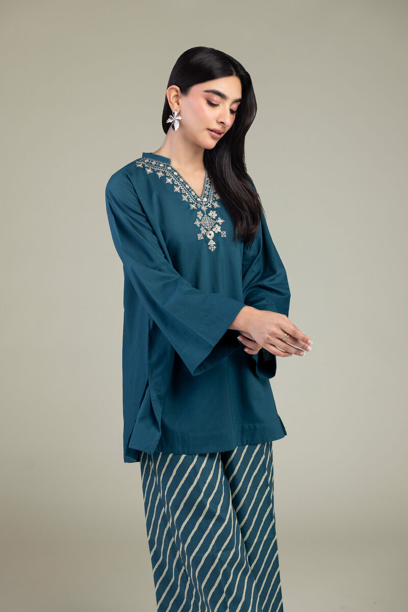 Embroidered | Cambric | Short Cambric Kurta | USD 35.00