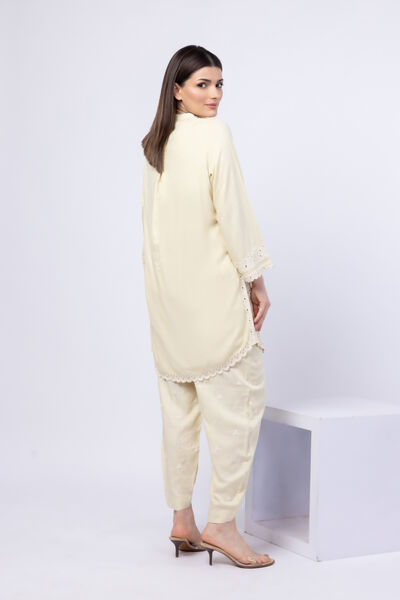 Embroidered | Crosshatch Raw Silk | Shalwar | USD 23.00