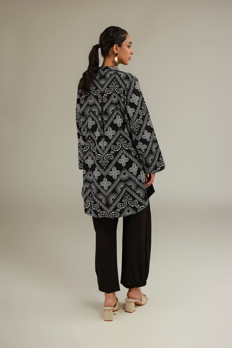 Cambric | Short Black Kurta | USD 35.00