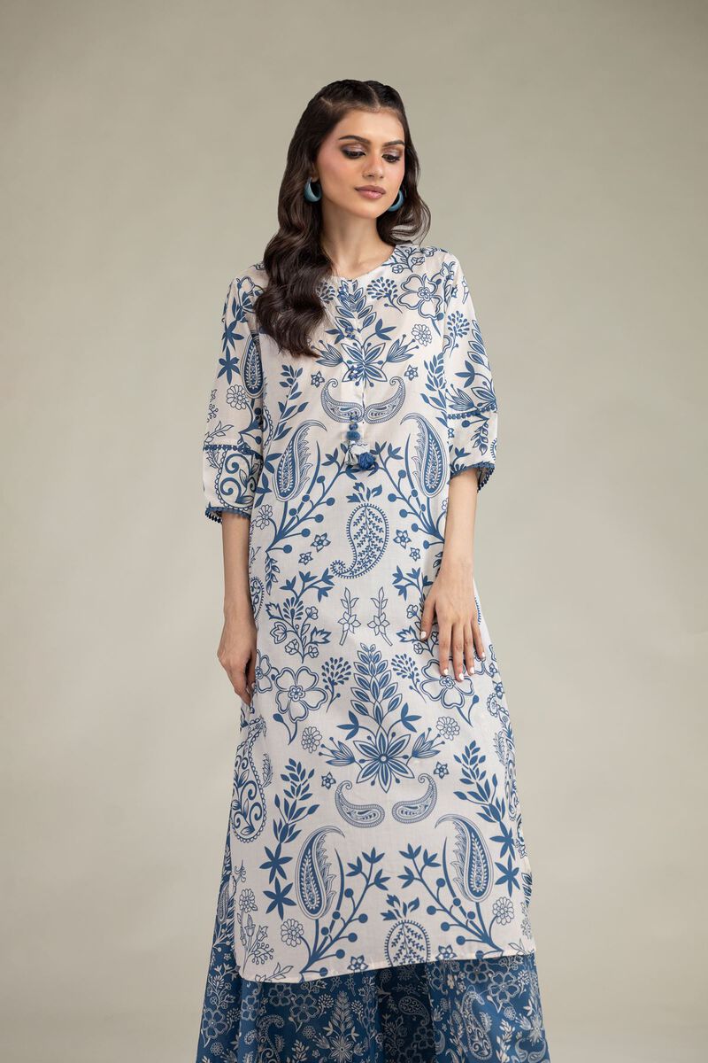 Printed | Cambric | Floral Cambric Kurta | USD 25.00