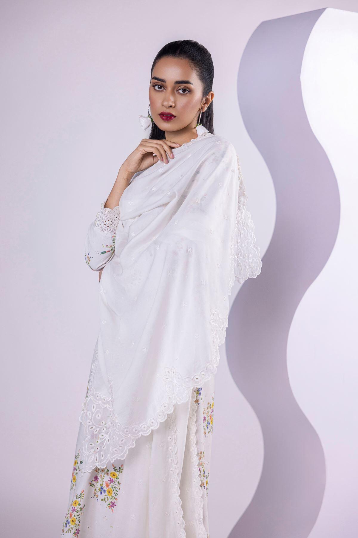 Buy Dupatta | 0.0 N/A | SS25010A-VG_MULTI | Khaadi United States