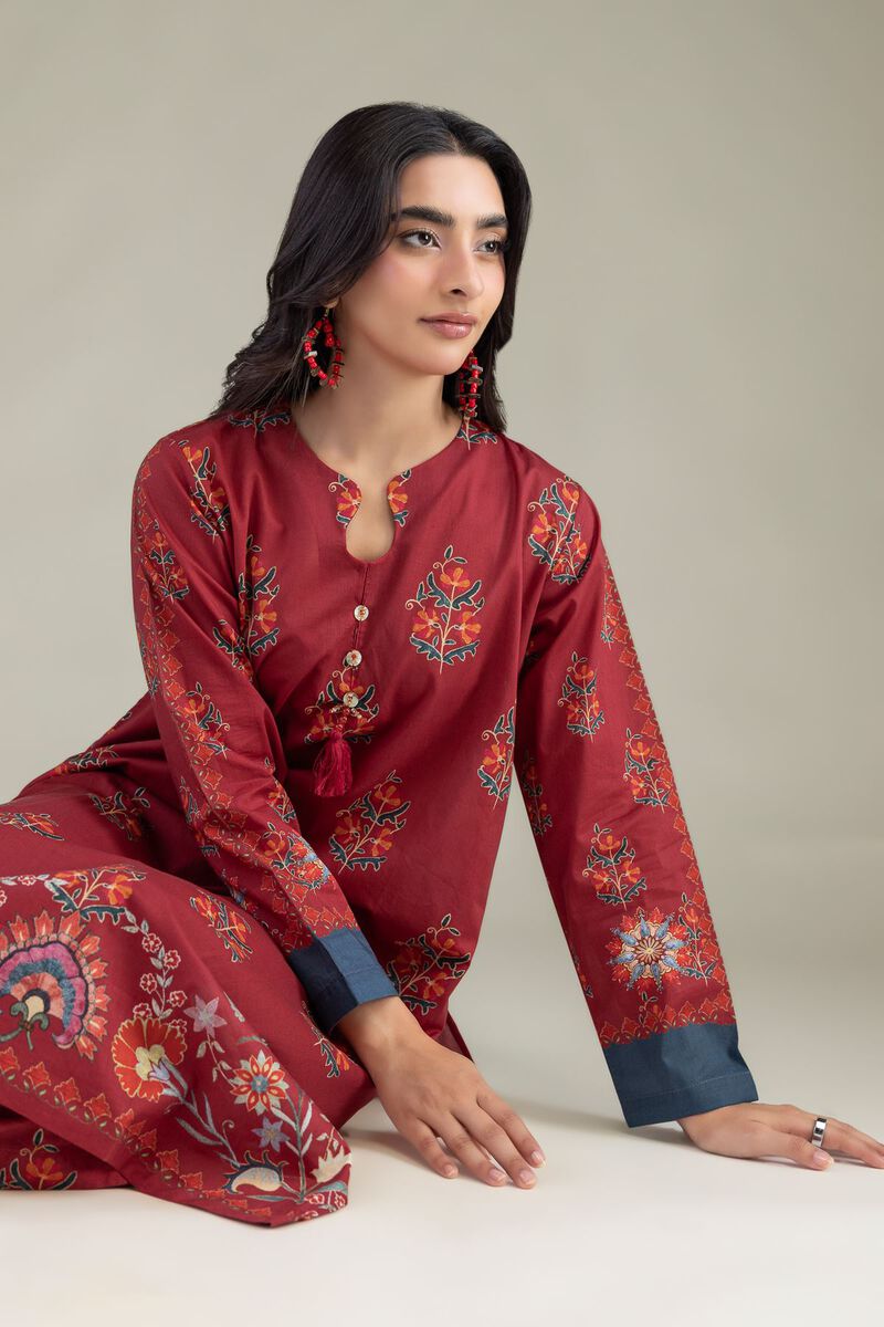 Printed | Cambric | Floral Cambric Kurta | USD 40.00