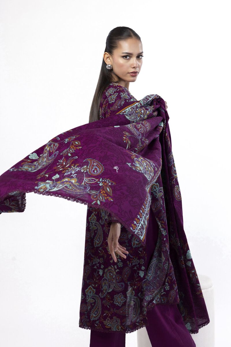 Printed | Khaddar | Tailored 3 Piece | USD 22.50