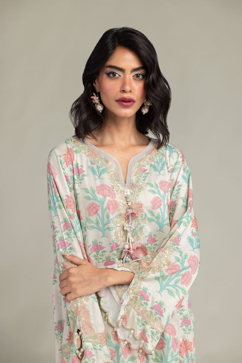 Embroidered | Raw Silk | Kurta | USD 65.00