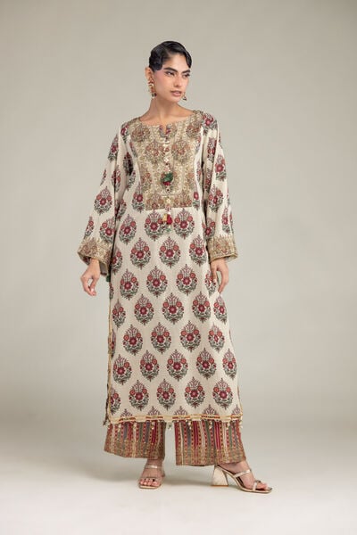 Embroidered | Raw Silk | Raw Silk Pants | USD 35.00