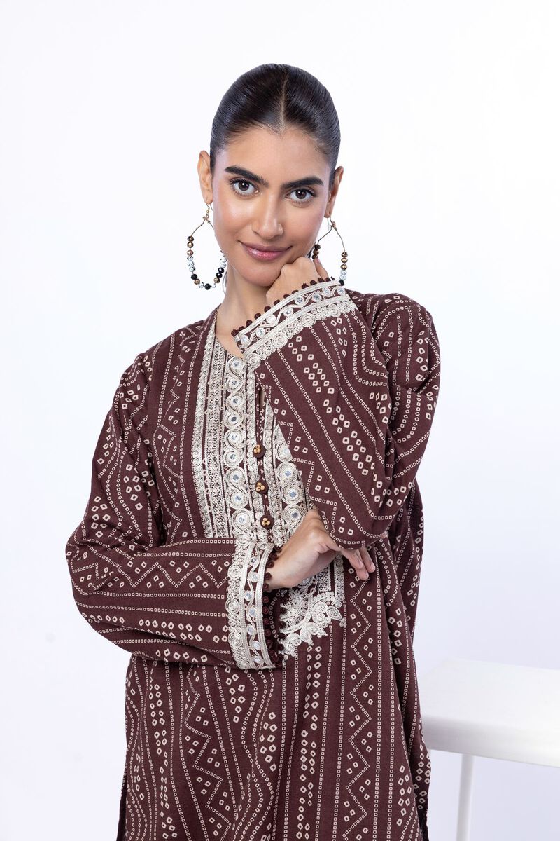 Embroidered | Khaddar | Tailored 2 Piece | Top and Bottom | USD 40.00