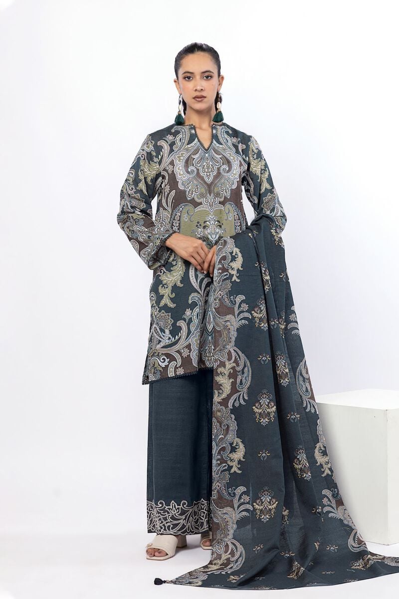 Embroidered | Light Khaddar | Tailored 3 Piece | USD 50.00