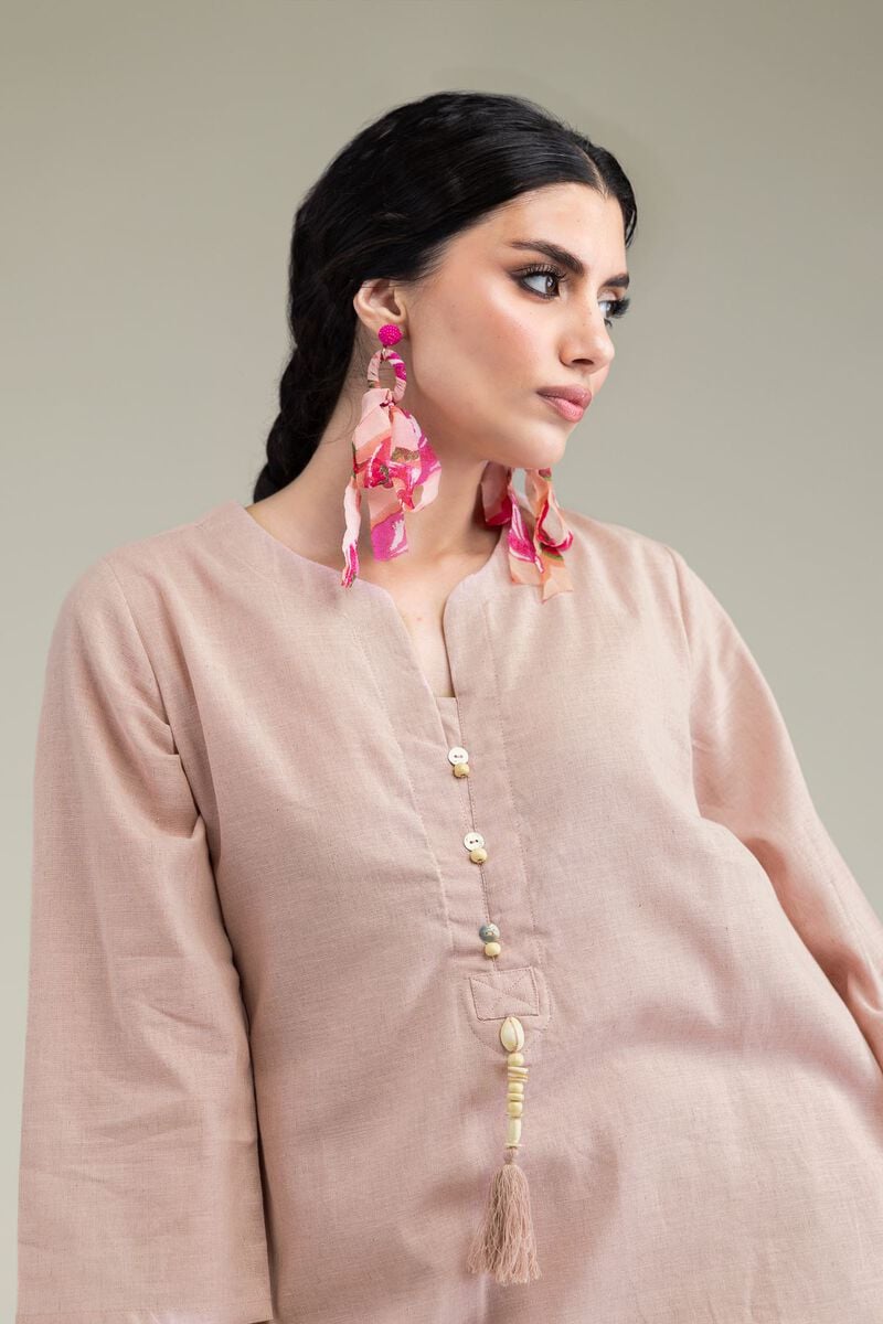 Dyed | Blended Linen | Solid Linen Kurta | USD 35.00