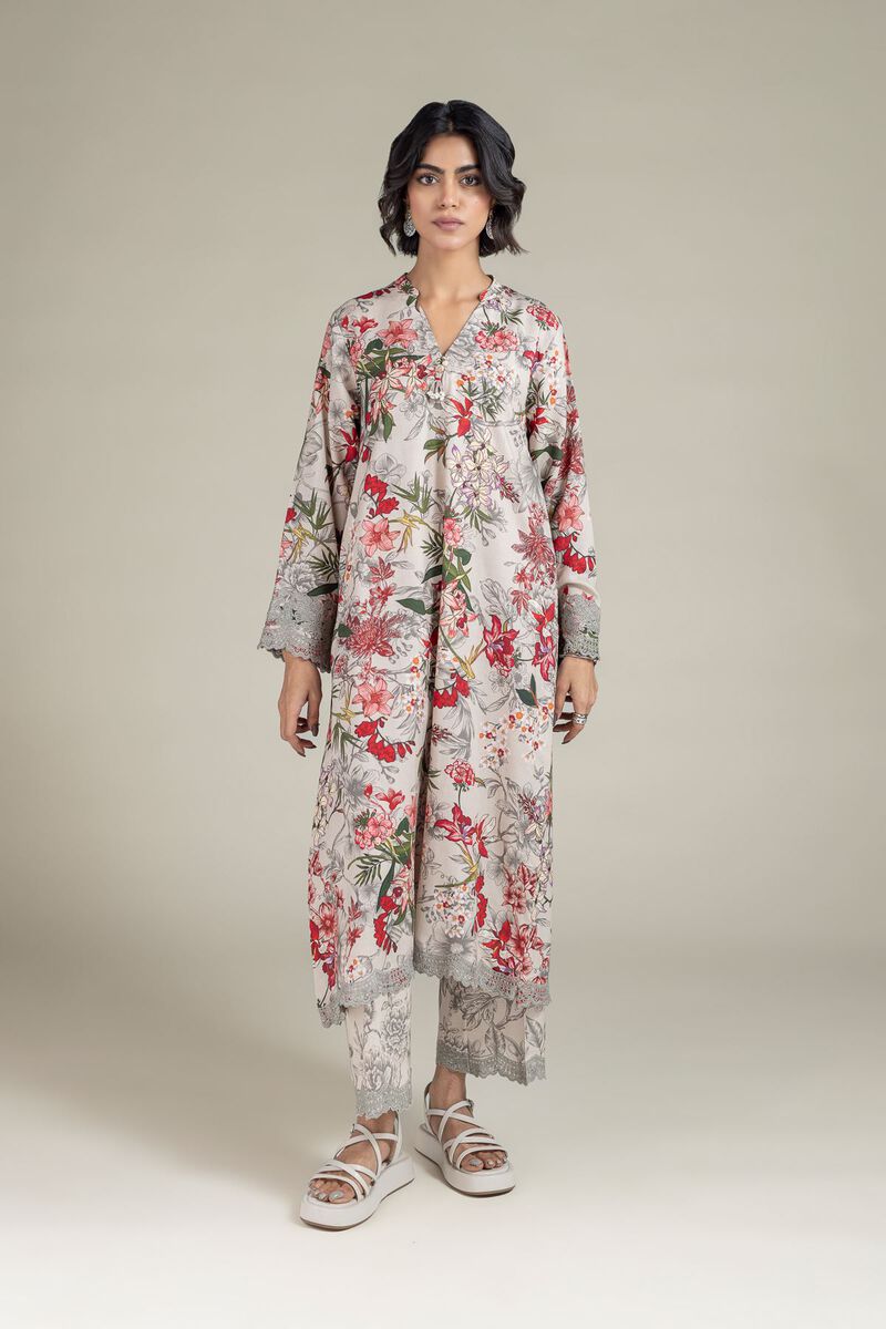 Embroidered | Raw Silk | Pants | USD 25.00