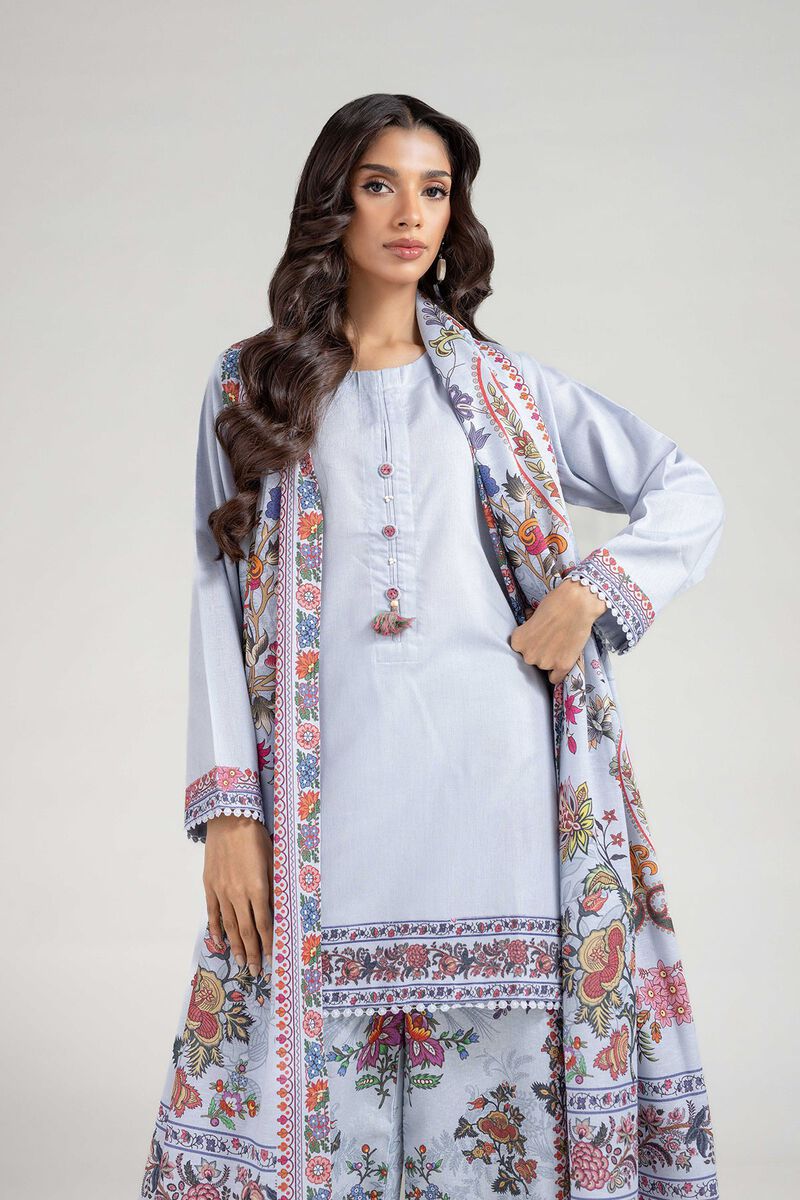 Printed | Karandi | Tailored 3 Piece | null