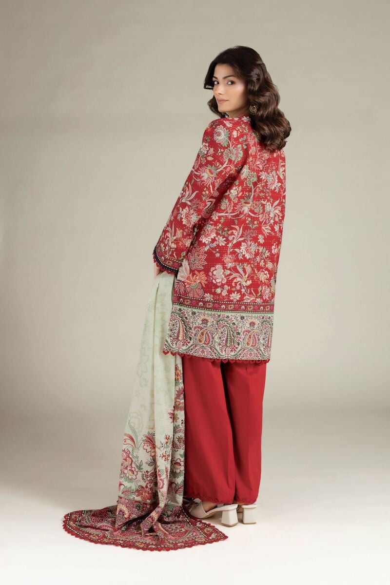 Printed | Mesuri Dobby | Tailored 3 Piece | USD 65.00