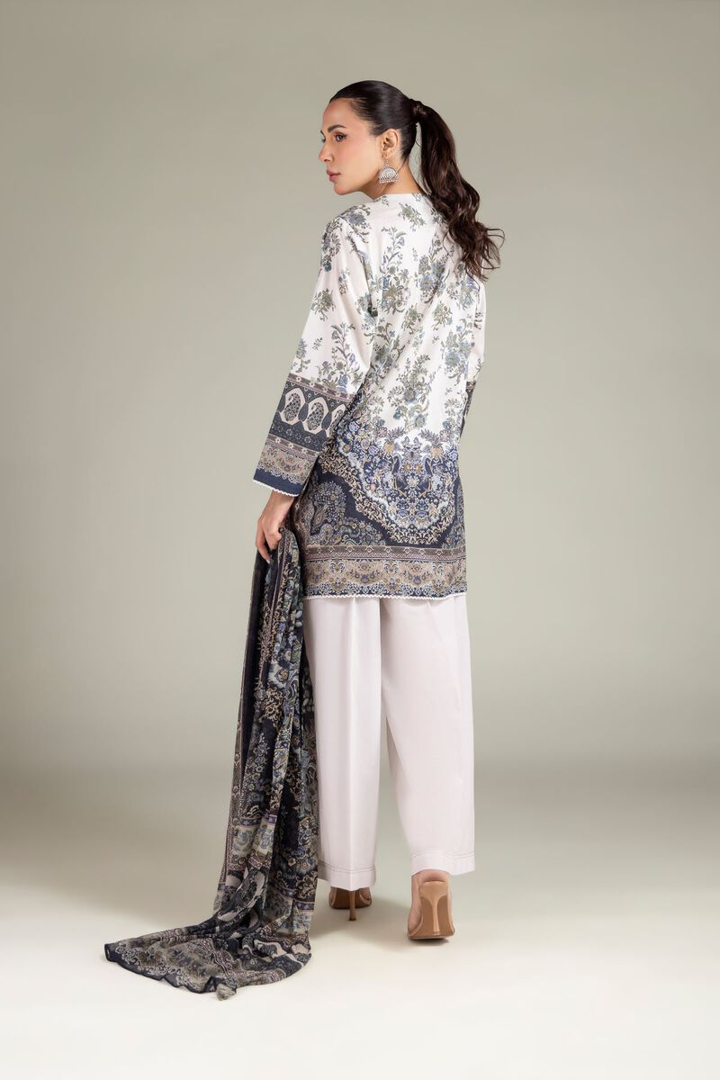 Embroidered | Cotton Dobby | Floral Tailored 3-Piece | USD 70.00