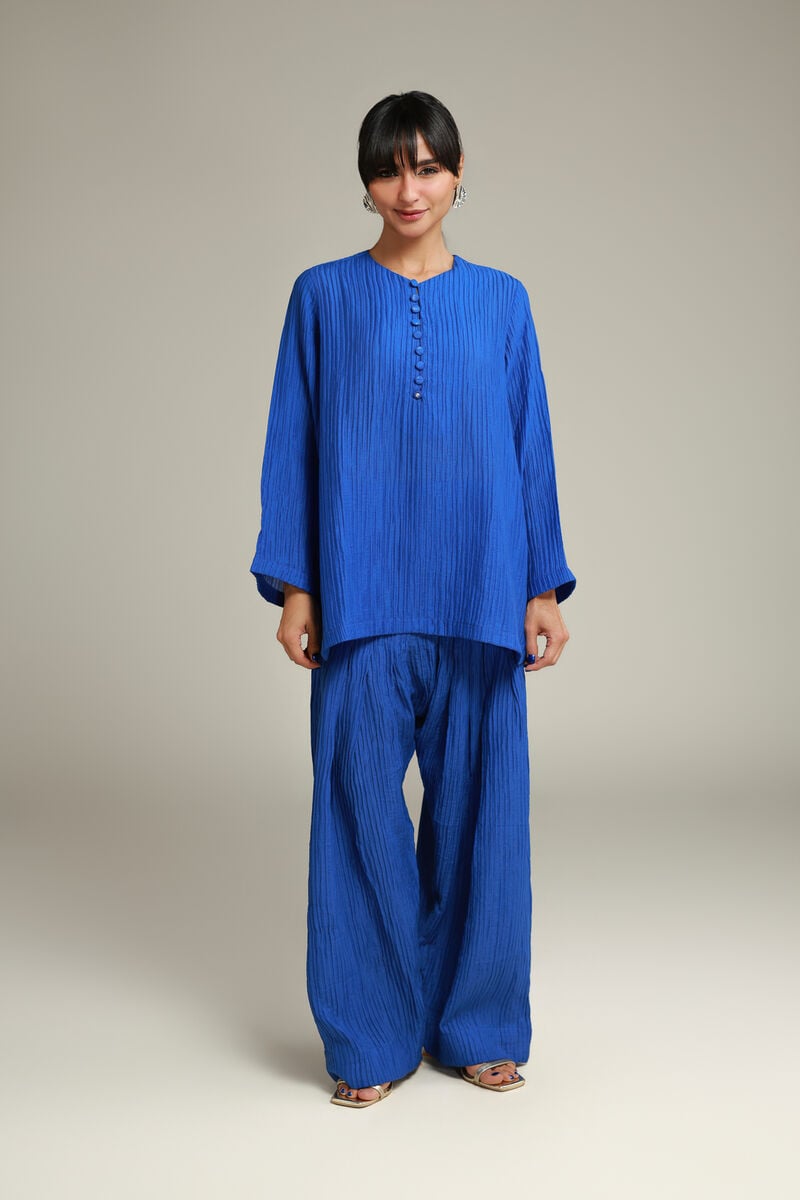 Dyed | Blended Crinkle | Blended Crinkle Shalwar | USD 30.00