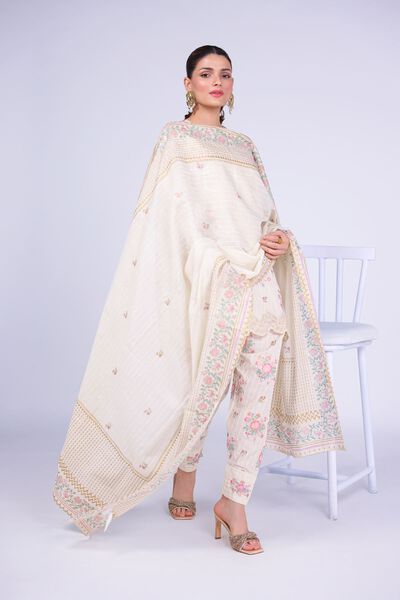 Printed | Cotton Net | Dupatta | USD 33.00