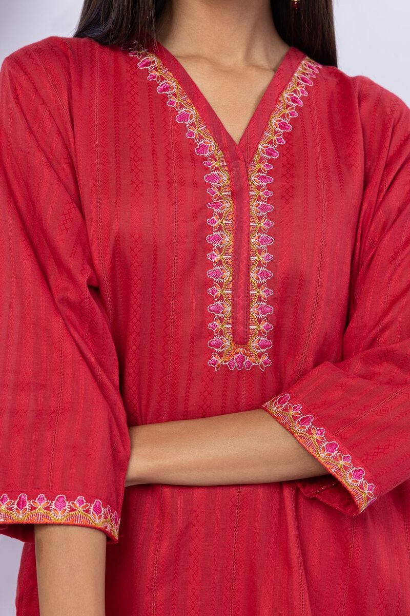 Embroidered | Leno | Kurta | USD 17.50