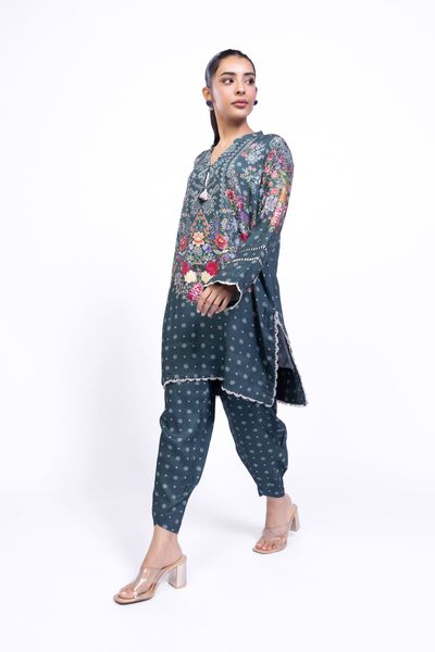 Printed | Satin | Shalwar | USD 8.50
