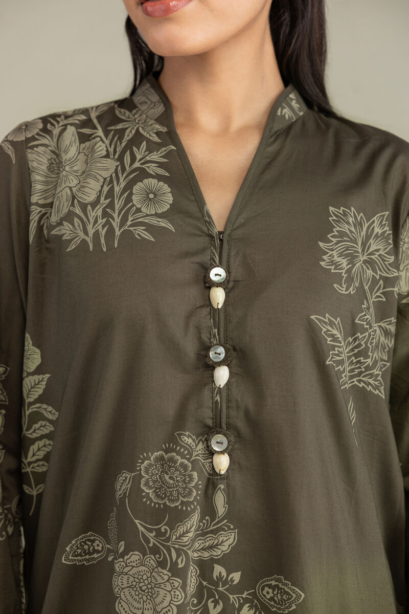 Printed | Cambric | Longline Floral Kurta | USD 17.50