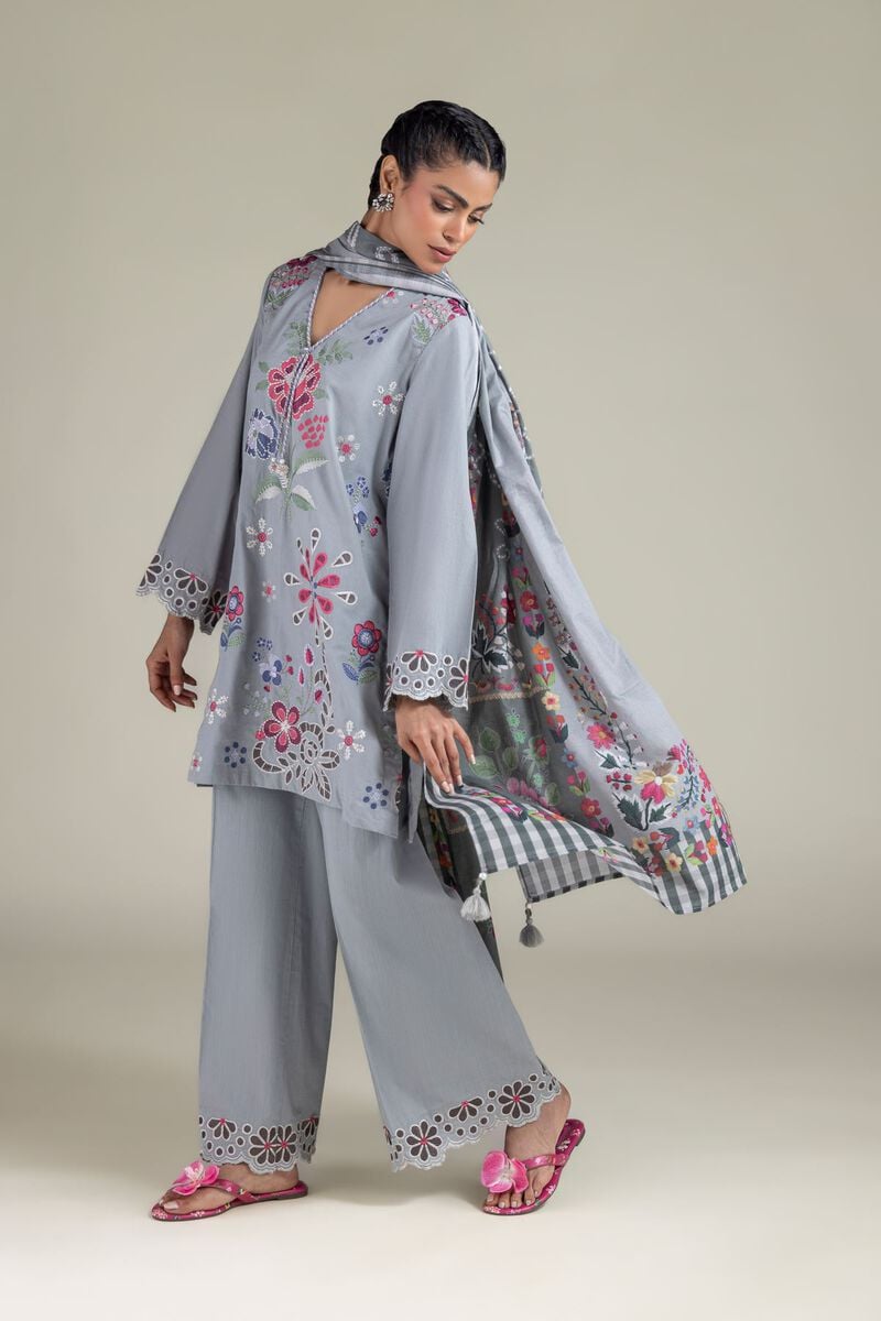 Embroidered | Textured Cotton | Dupatta | USD 25.00