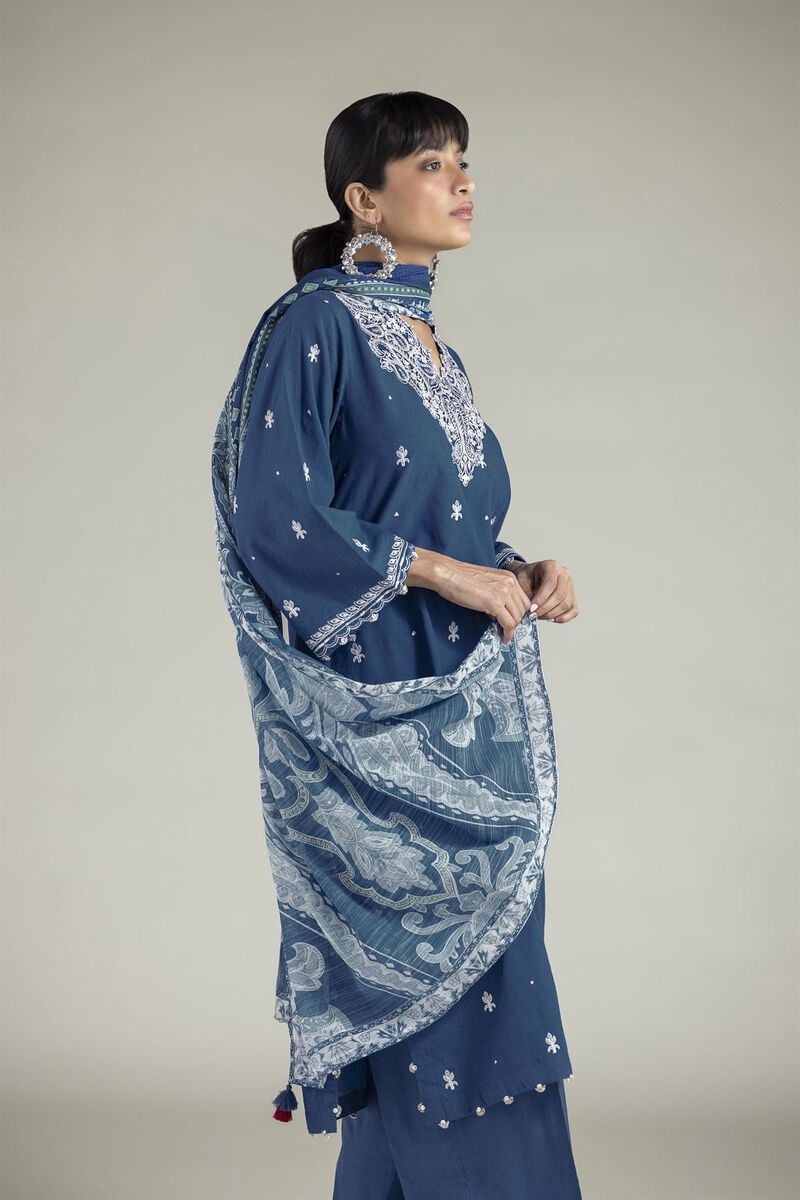 Embroidered | Cambric | Cambric Tailored 3-Piece | USD 80.00