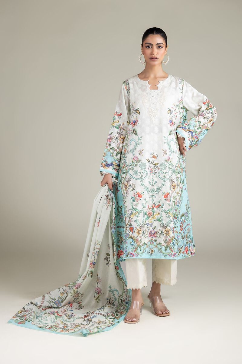 Embroidered | Broshia | Tailored 3-Piece Set | USD 75.00