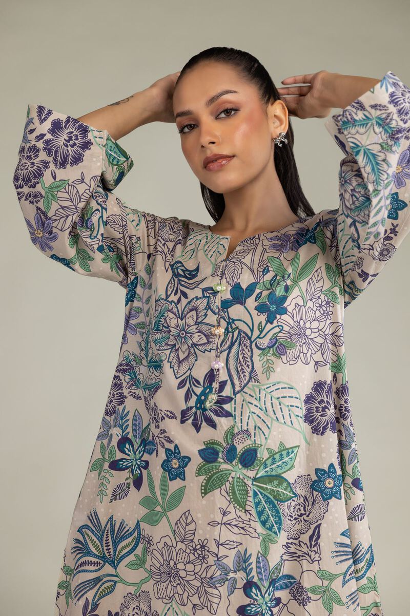 Printed | Cambric | Long Cambric Kurta | USD 35.00