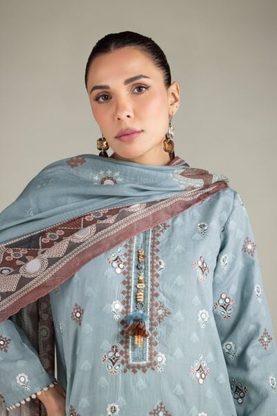 Embroidered | Broshia | Tailored 3 Piece | USD 80.00