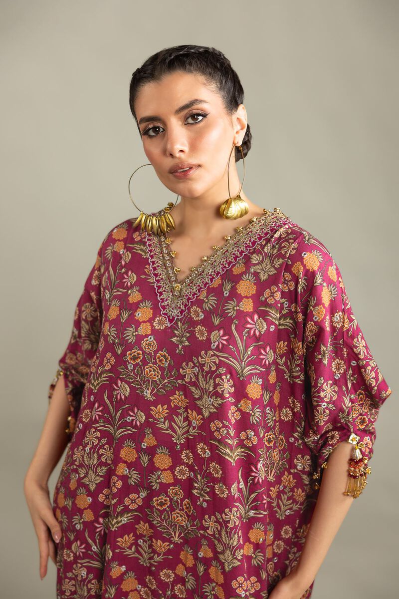 Embroidered | Raw Silk | 2-Piece Co-ord Set | USD 125.00