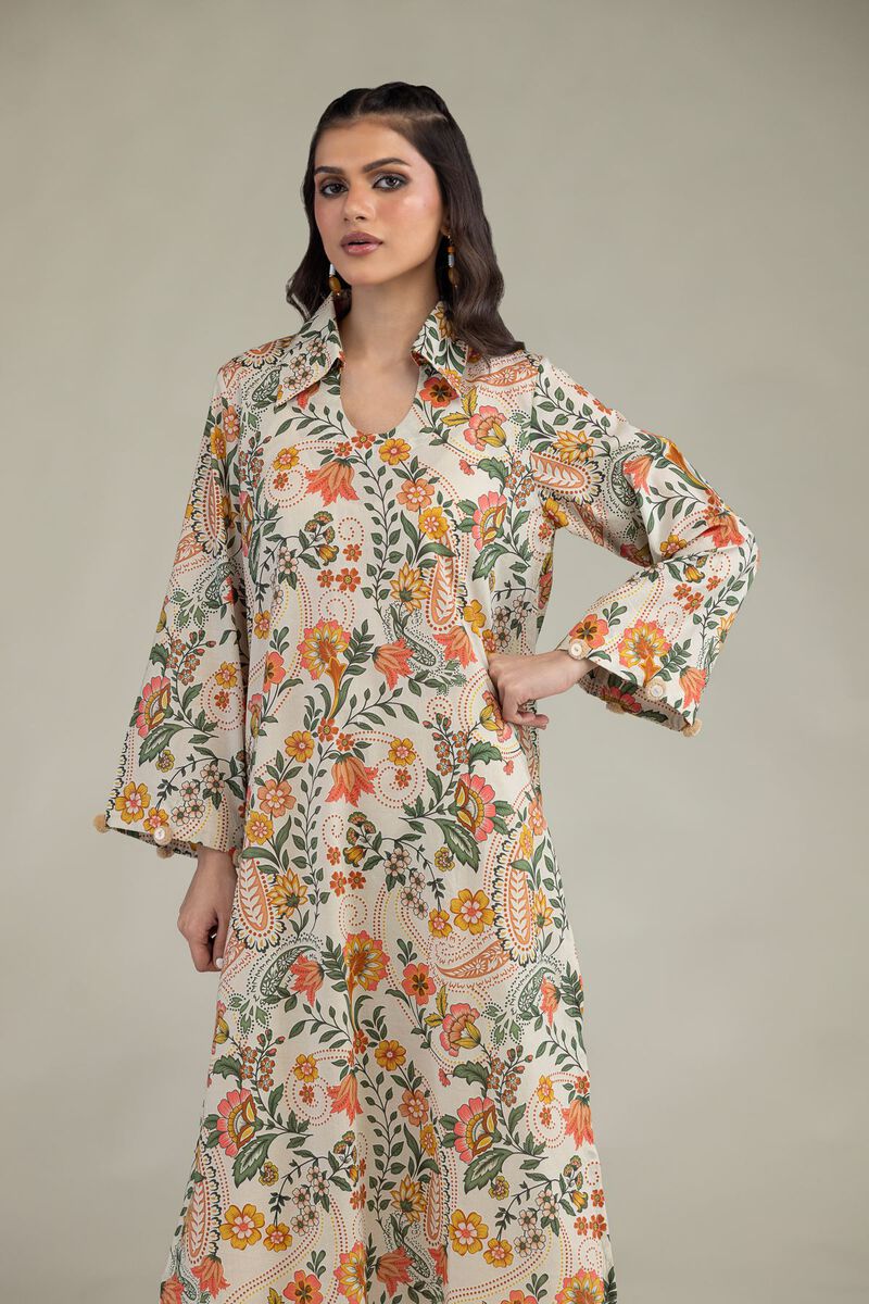 Printed | Cambric | Floral Cambric Kurta | USD 25.00