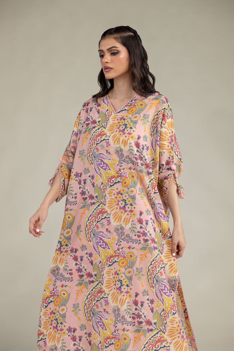 Printed | Cambric | Cambric V-Neck Kurta | USD 35.00