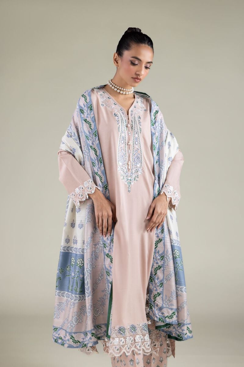 Embroidered | Raw Silk | Kurta | USD 70.00