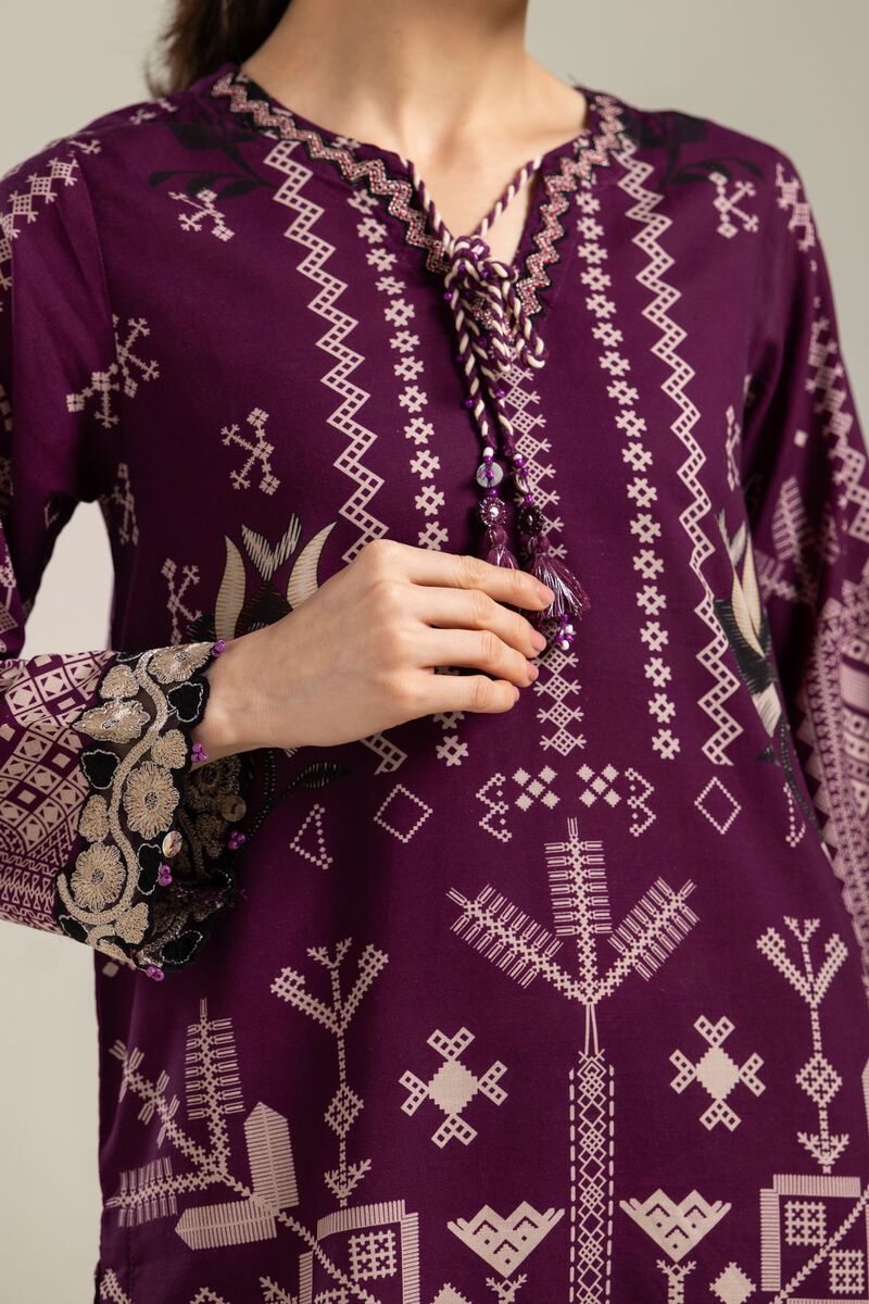 Embroidered | Raw Silk | Short Silk Kurta | USD 55.00