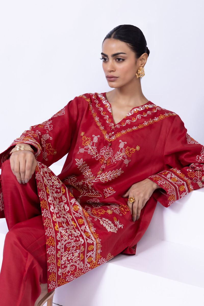 Embroidered | Thai Silk | Kurta | null