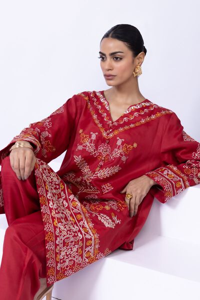 Embroidered | Thai Silk | Kurta | USD 45.50