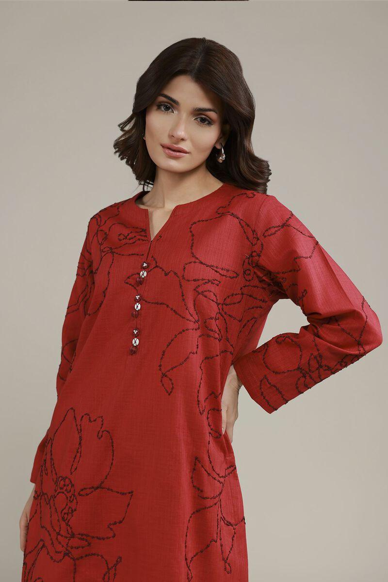 Embroidered | Heavy Textured Cotton | Kurta | USD 35.00