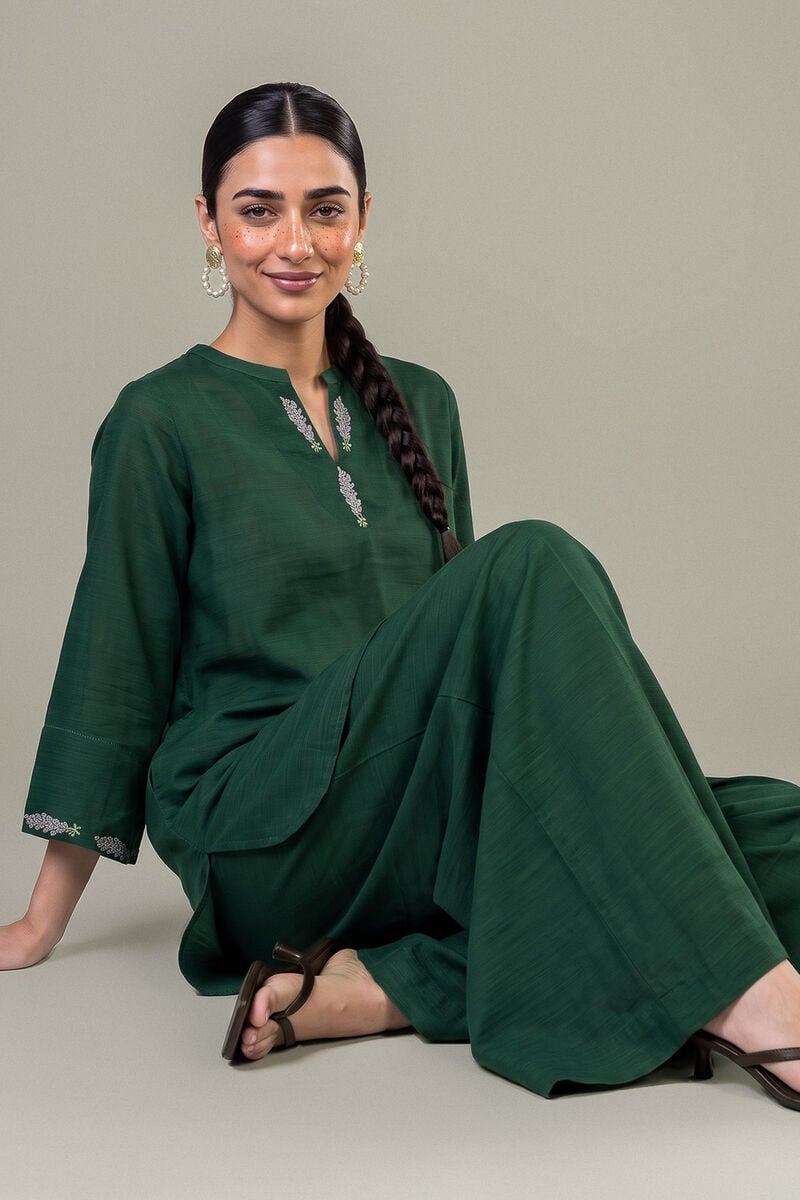 Embroidered | Light Khaddar | Embroidered Khaddar Kurta | USD 35.00