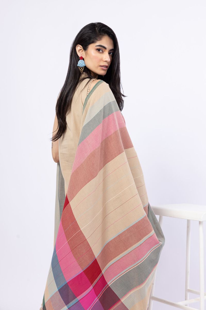 Dyed | Handwoven Cotton | Dupatta | USD 11.50