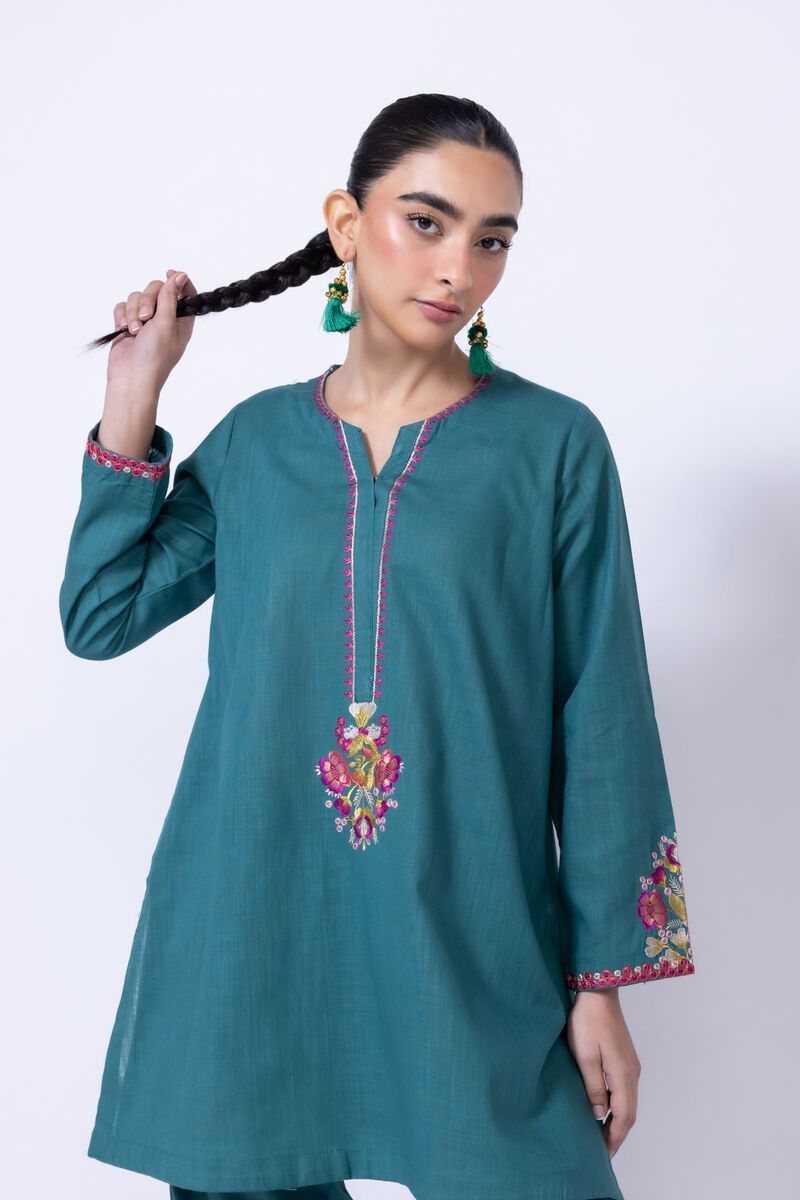 Embroidered | Crosshatch | Kurta | USD 7.50