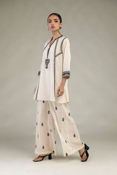 Embroidered | Cambric | Cambric Pants | USD 30.00
