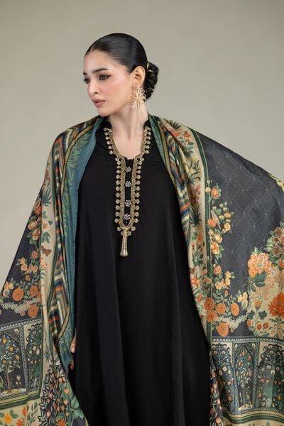 Printed | Polyester Silk | Floral Silk Dupatta | USD 30.00