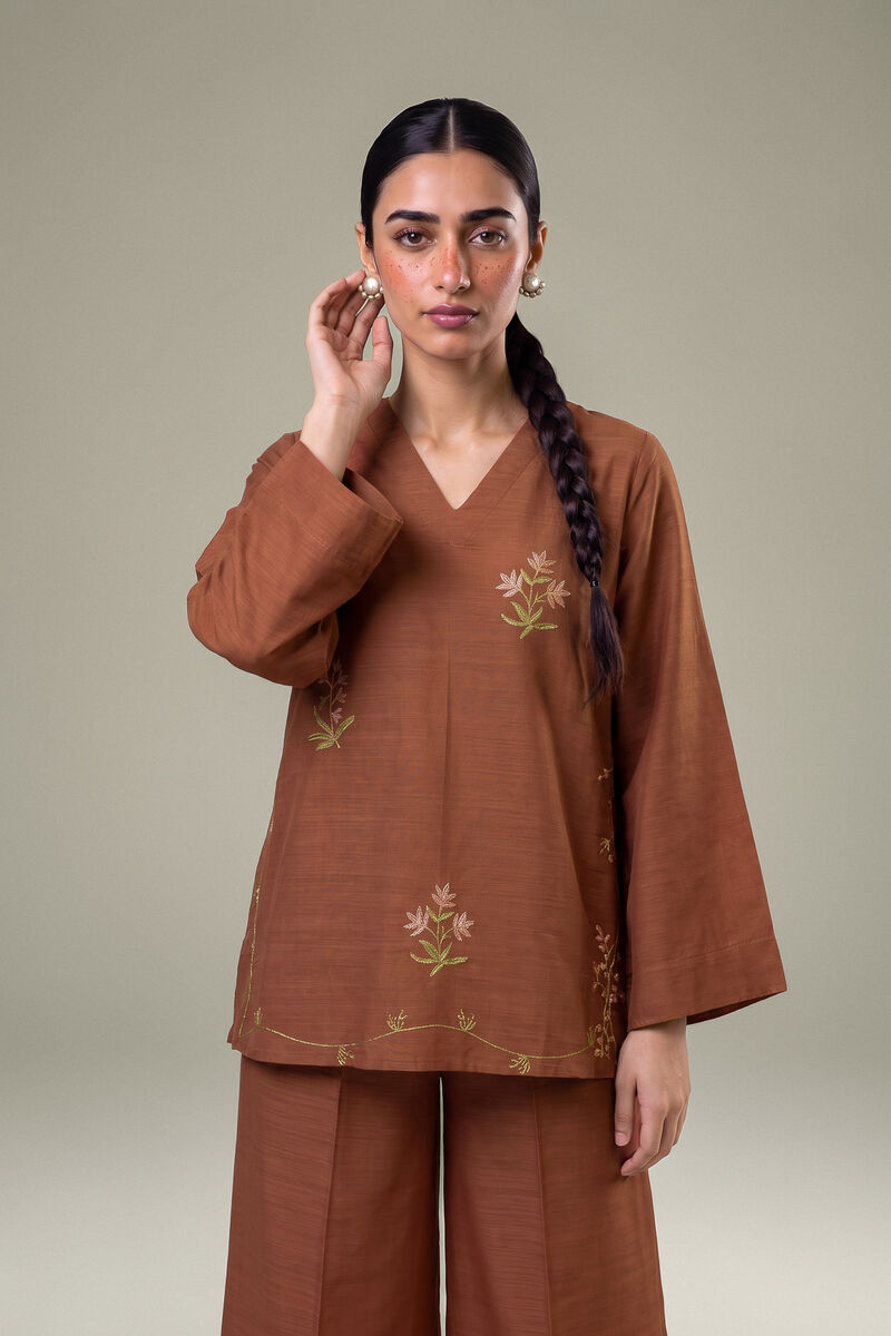 Embroidered | Light Khaddar | Short Embroidered Kurta | USD 35.00