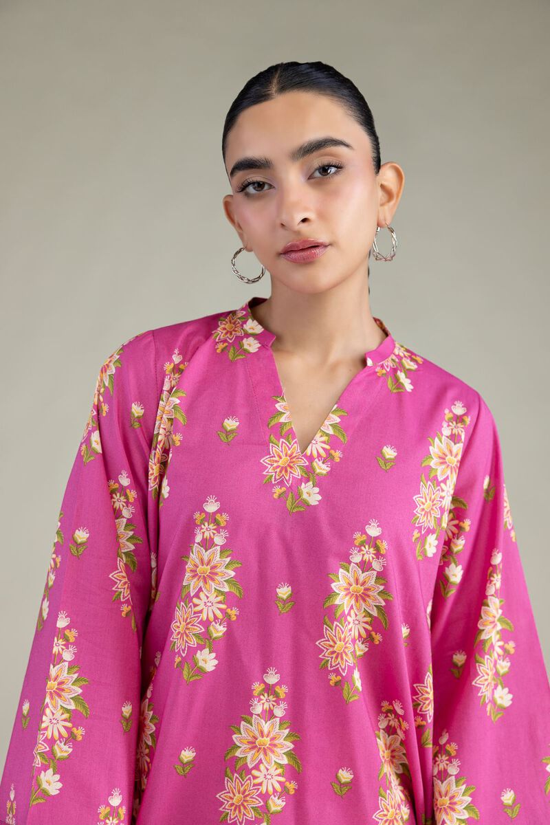 Printed | Cambric | Floral Cambric Kurta | USD 35.00
