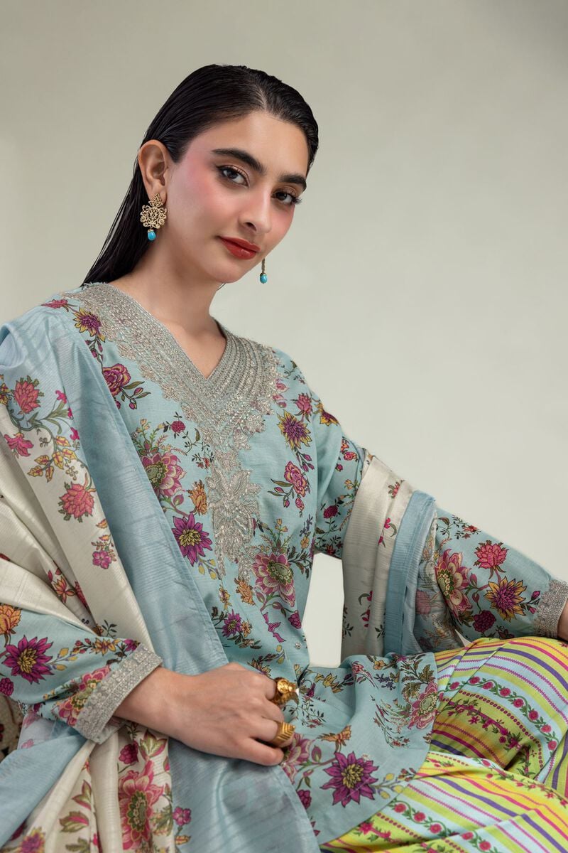 Embroidered | Mesuri | Floral Mesuri Dupatta | USD 35.00