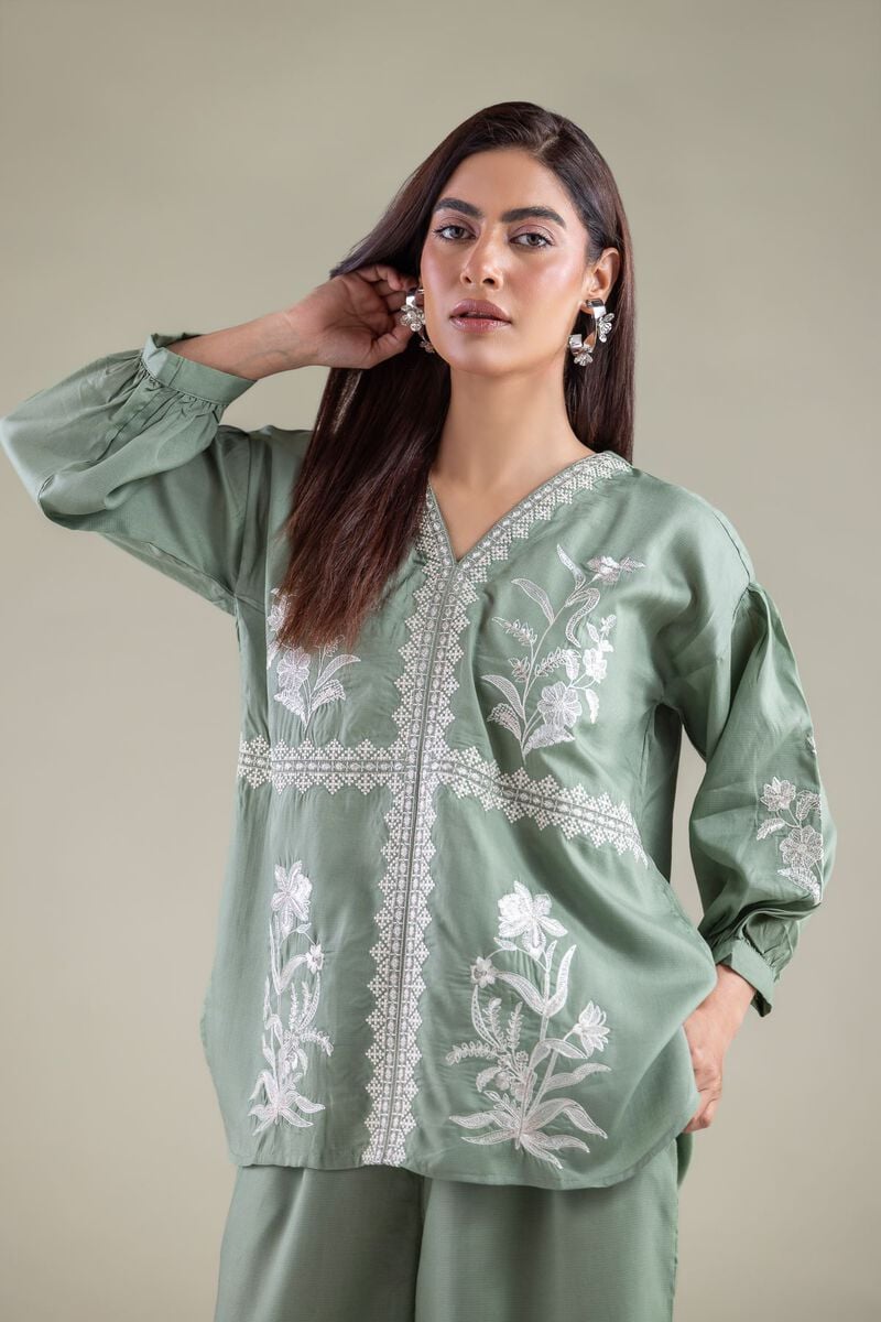 Embroidered | Textured Weave | Blouse | USD 40.00