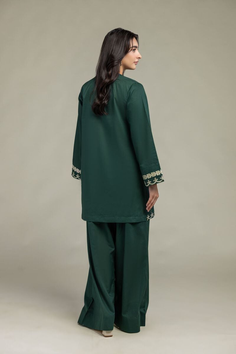 Cambric | Floral Green Kurta | USD 45.00