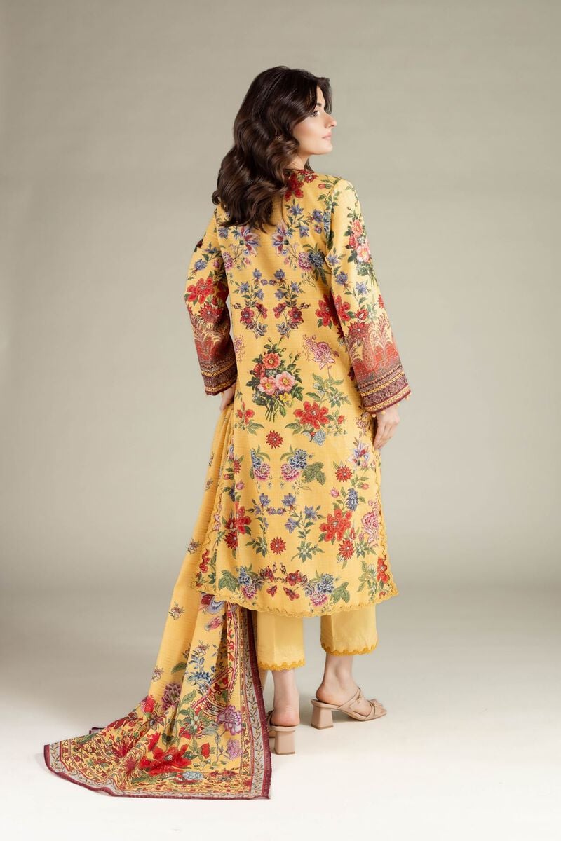 Printed | Mesuri Dobby | Tailored 3 Piece | USD 65.00