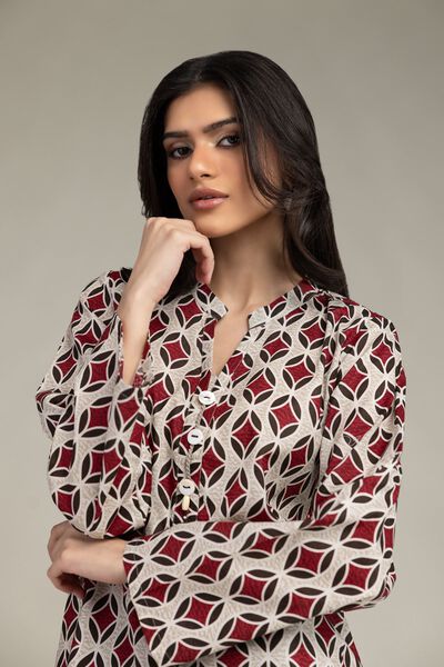 Printed | Cambric | Cambric Tailored 1-Piece | USD 30.00