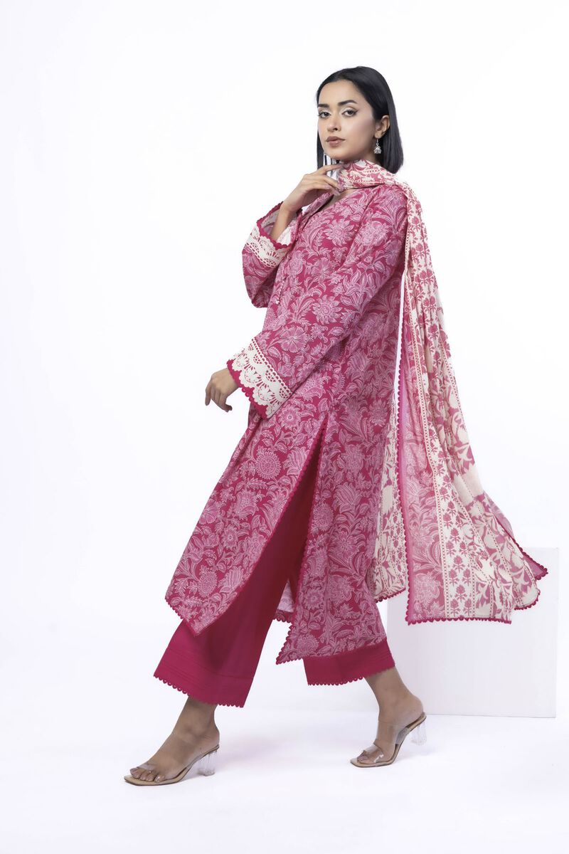 Printed | Cotton | Tailored 3 Piece | USD 22.50