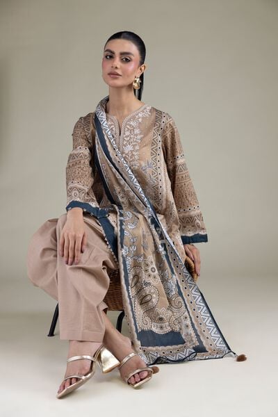 Embroidered | Lawn | Lawn 3-Piece Tailored | USD 75.00