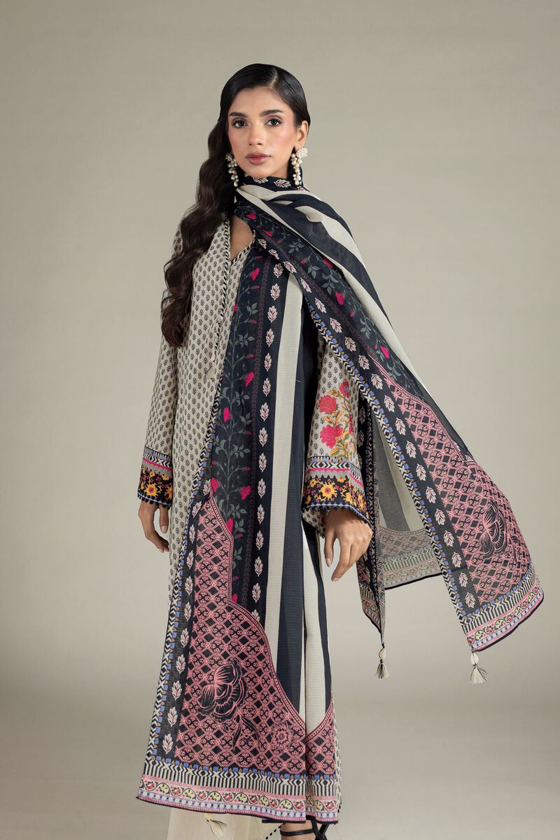 Printed | Cambric | Ready-Made 3-Piece Set | USD 65.00