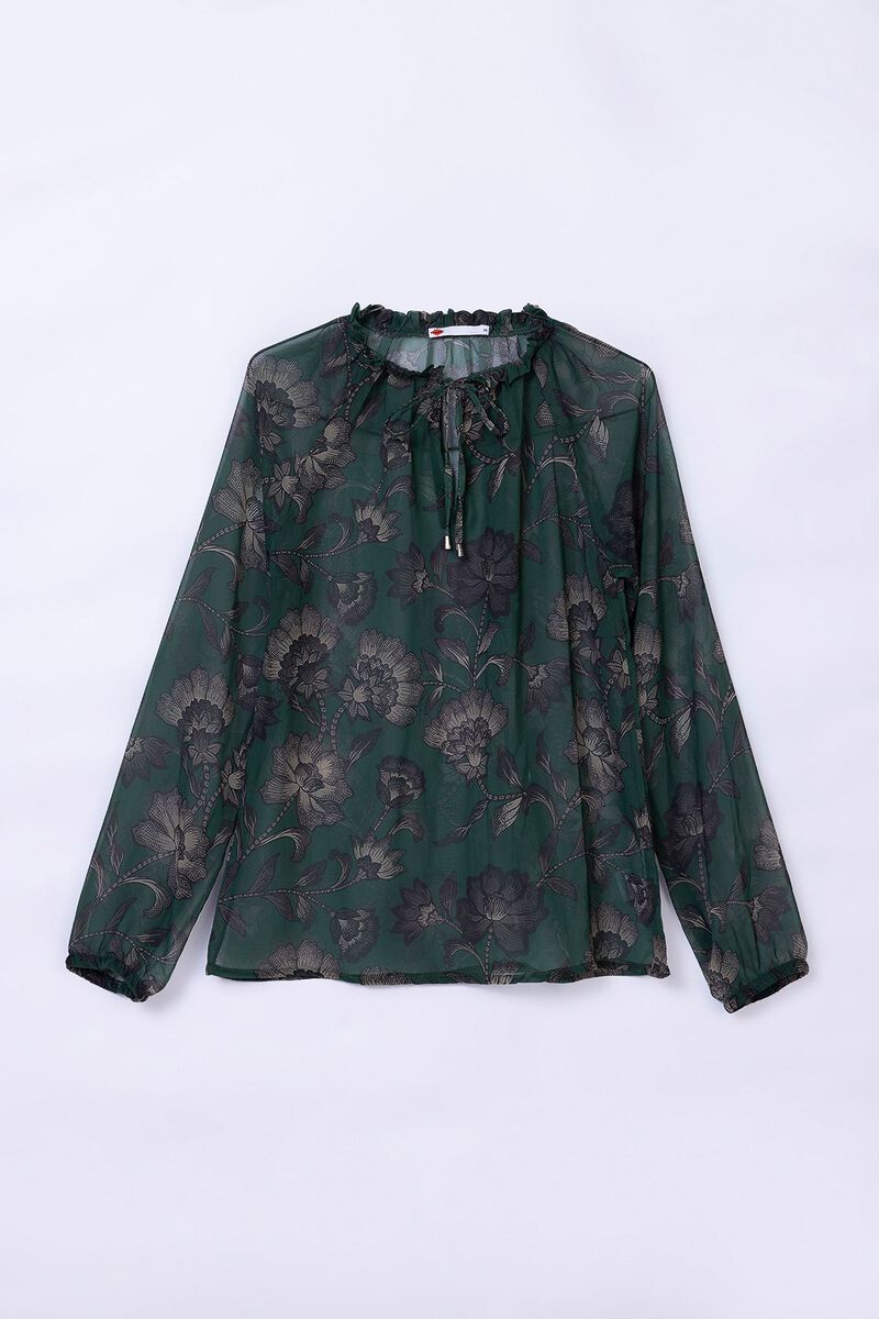 Printed | Georgette Chiffon | Blouse | USD 9.00